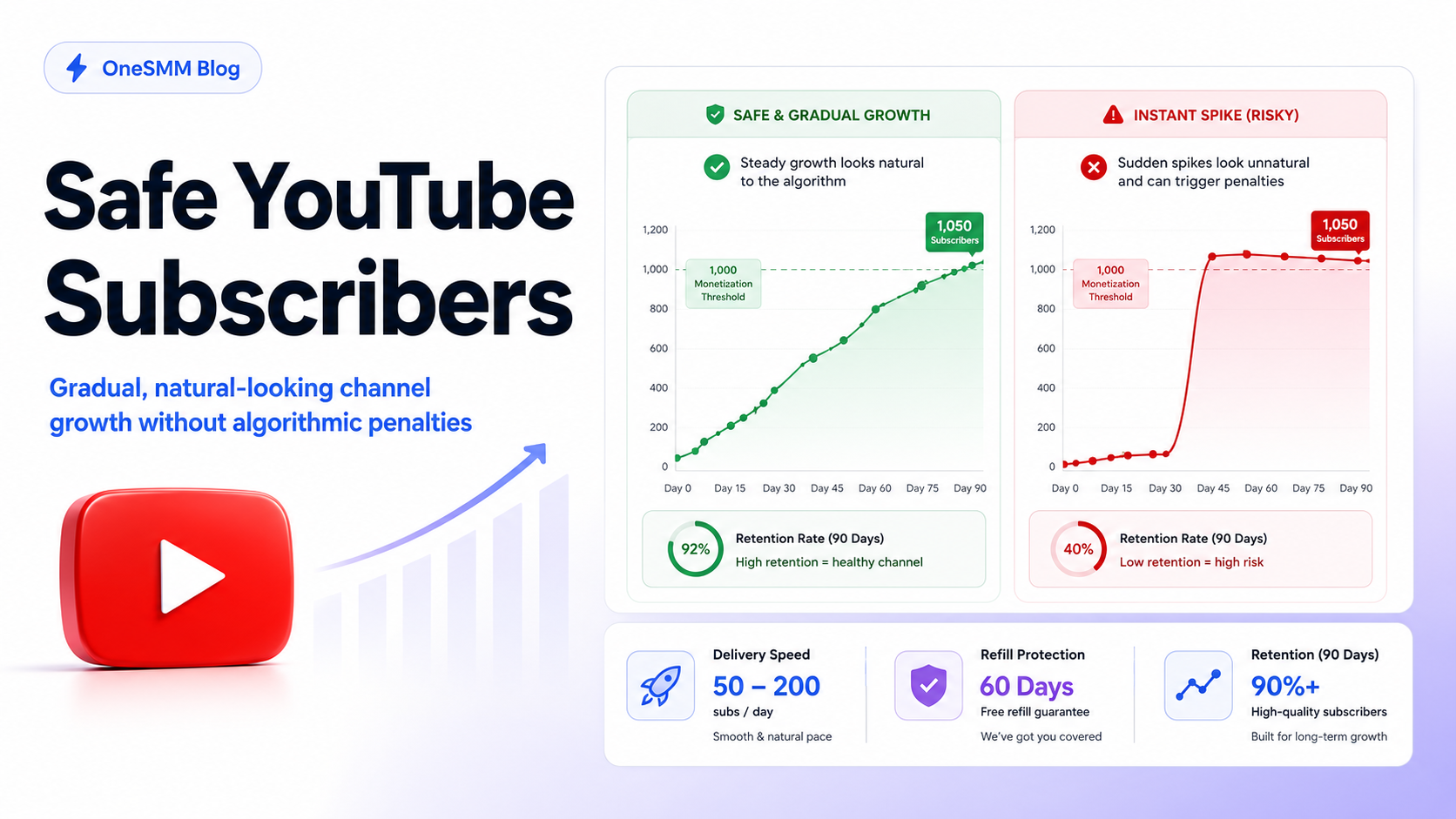 Buy YouTube Subscribers – Safe SMM Panel | OneSMM