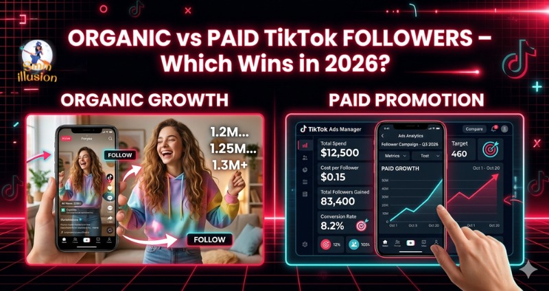 Organic vs Paid TikTok Followers: What’s Better?