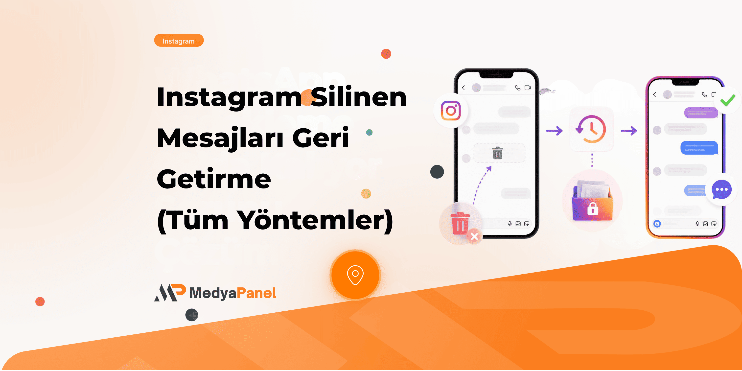 Instagram silinen mesajları geri getirme