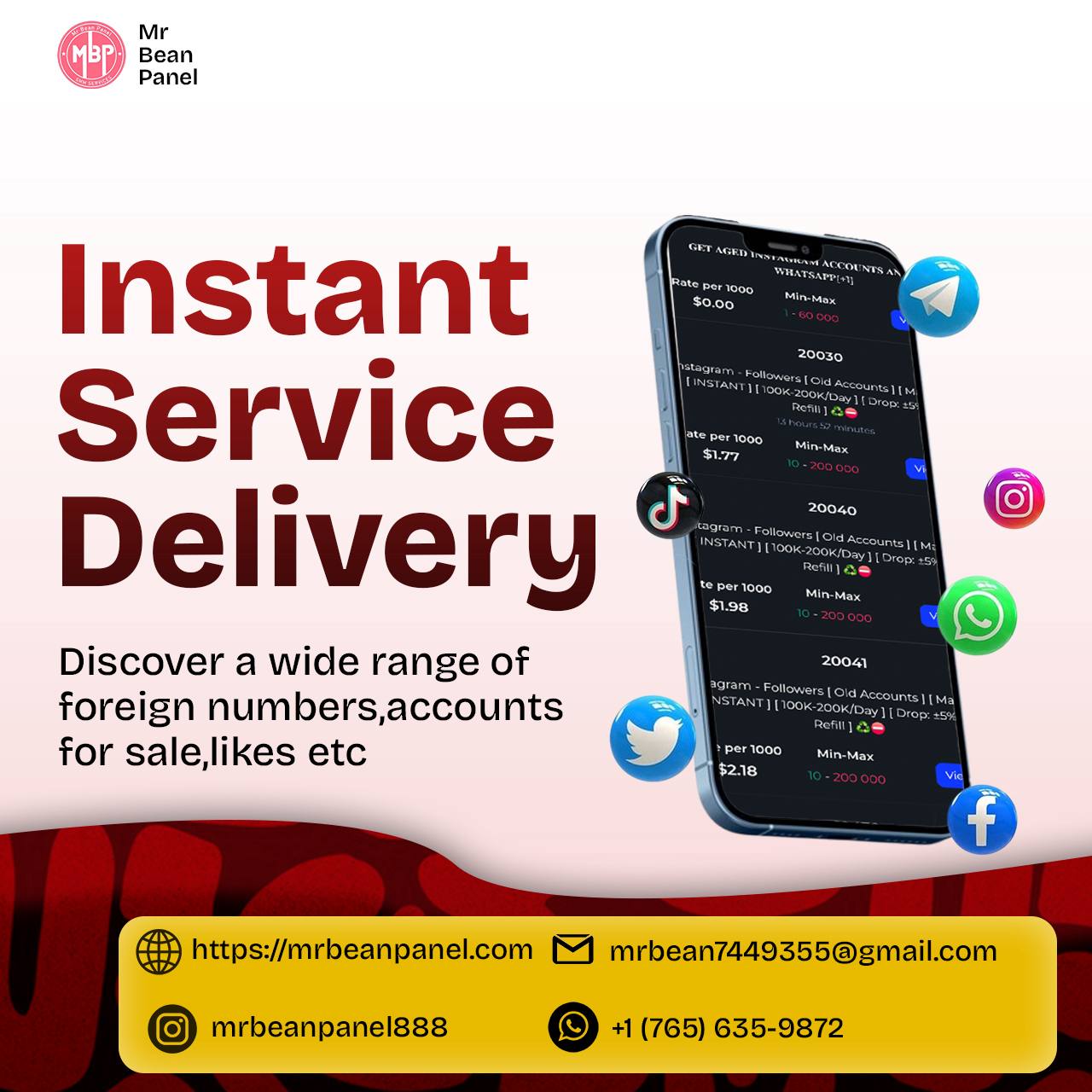 Grow Your Instagram Followers, Likes & Views Fast with MrBeanPanel SMM