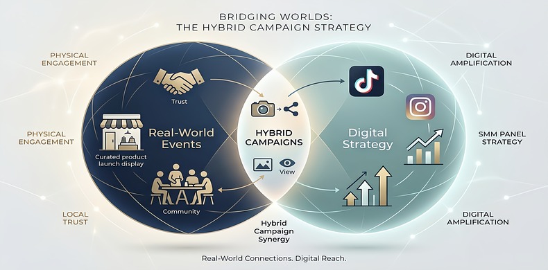 Hybrid Campaigns: Combining Real-World Events and SMM Panels for Explosive Local Reach 