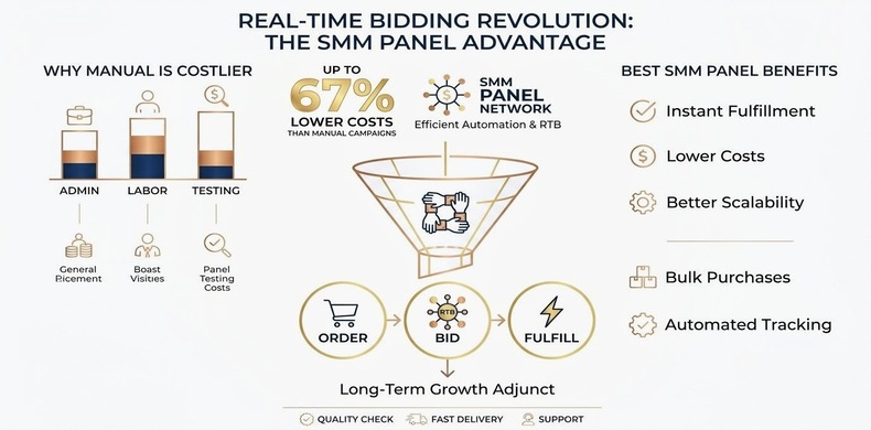 Real-Time Bidding Revolution: How SMM Panels Buy Engagement at 67% Lower Costs Than Manual Campaigns