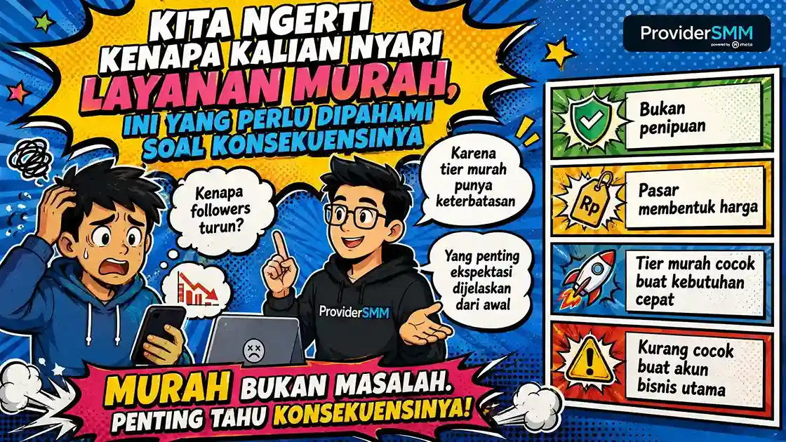 Kita Ngerti Kenapa Kalian Nyari Layanan Murah, Ini yang Perlu Dipahami Soal Konsekuensinya
