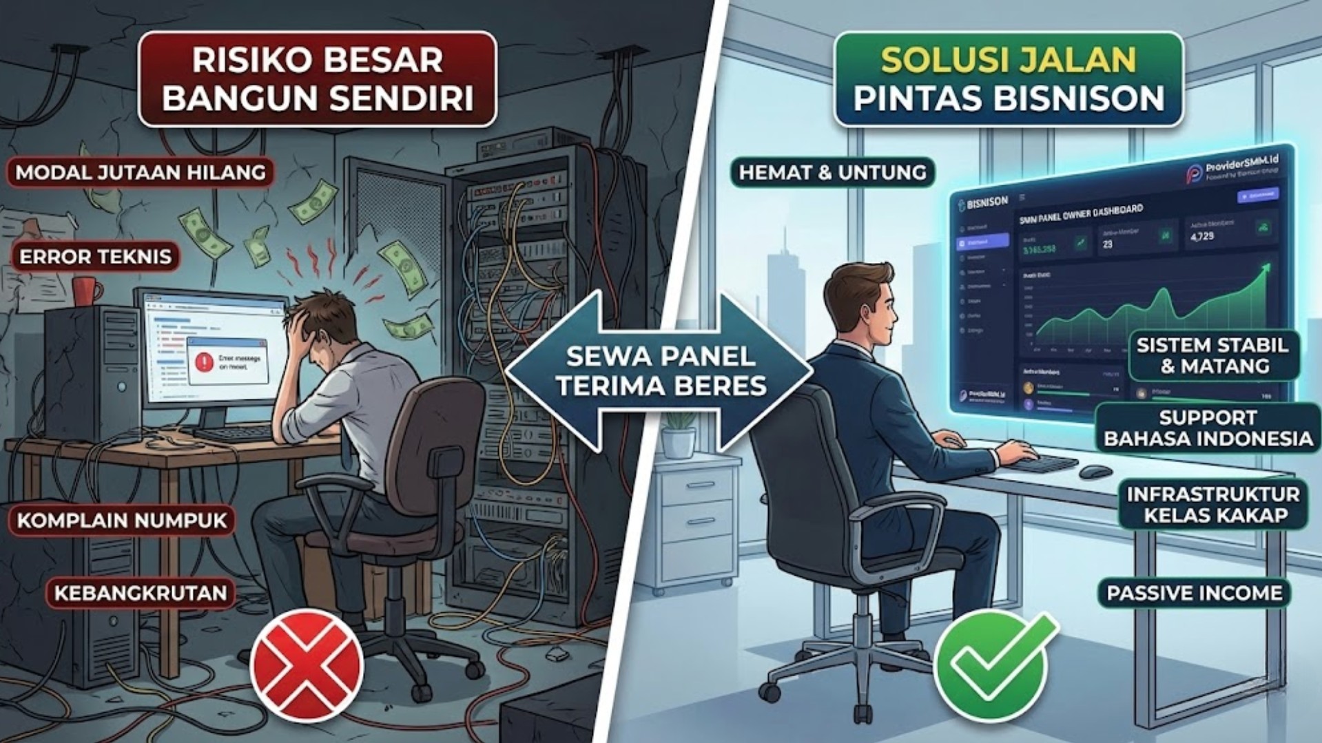 Mau Punya Website SMM Panel Sendiri? Hindari Kebangkrutan dengan Solusi 