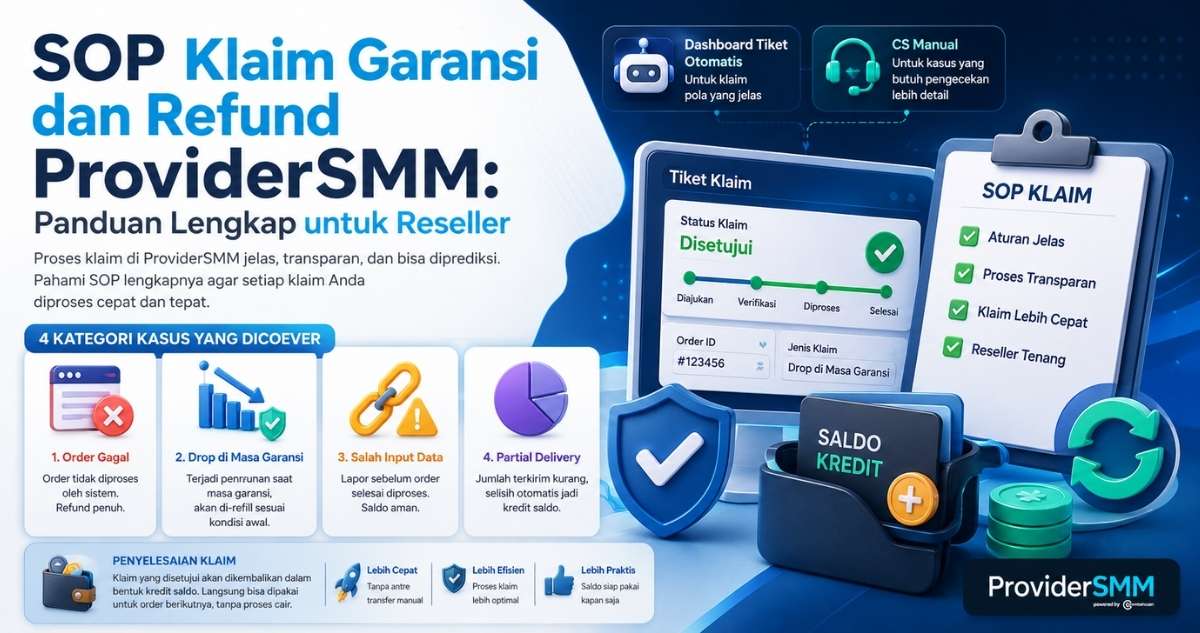 SOP Klaim Garansi dan Refund ProviderSMM: Panduan Lengkap untuk Reseller