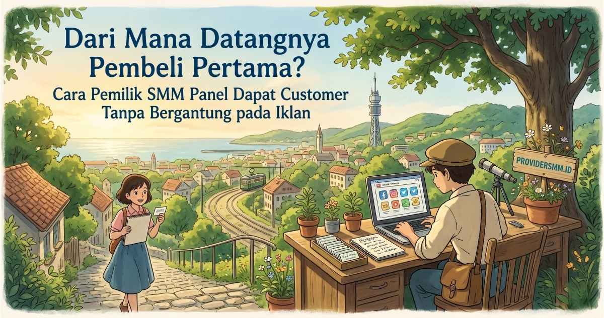 cara dapat customer pertama smm panel tanpa iklan