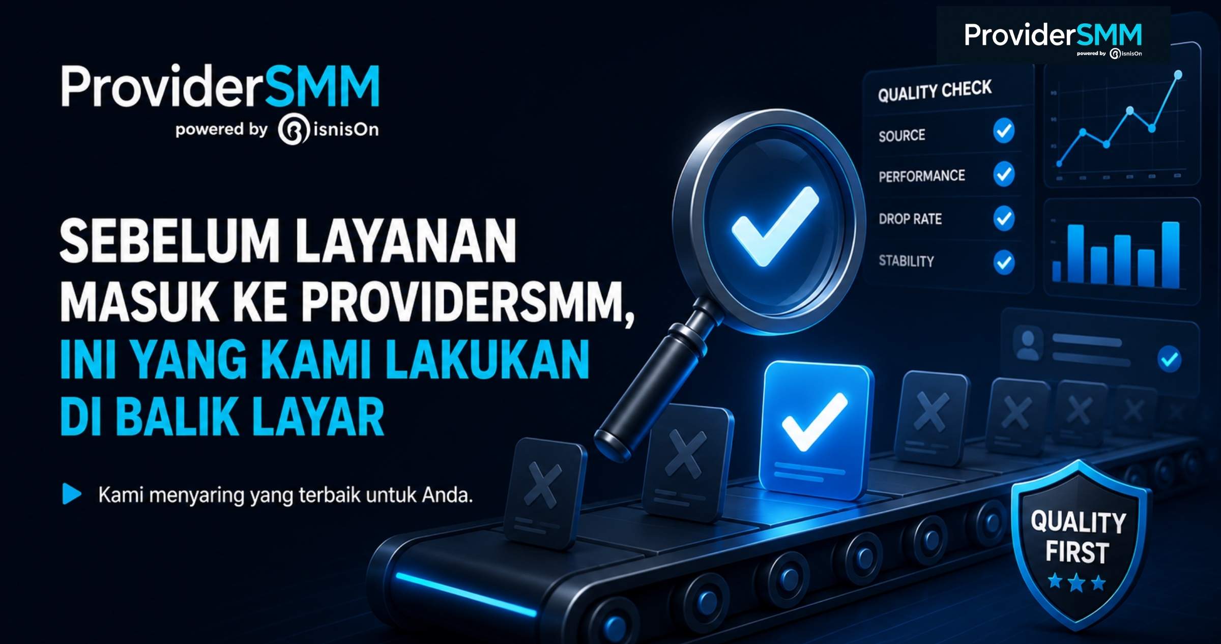 Sebelum Layanan Masuk ke ProviderSMM, Ini yang Kami Lakukan di Balik Layar