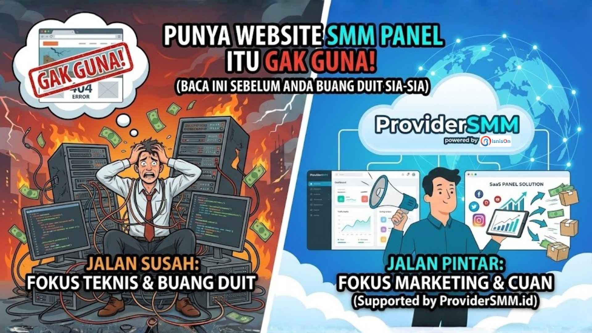 Punya Website SMM Panel Itu Gak Guna! (Baca Ini Sebelum Anda Buang Duit Sia-Sia)