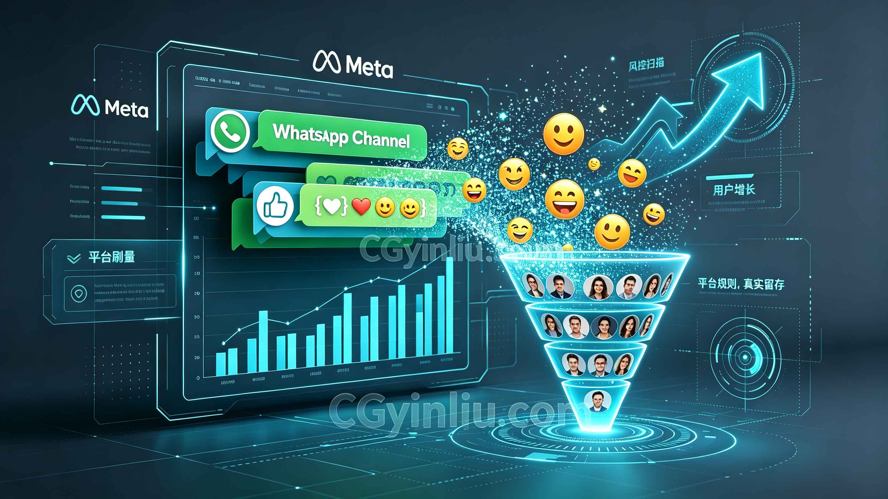 WhatsApp刷表情平台