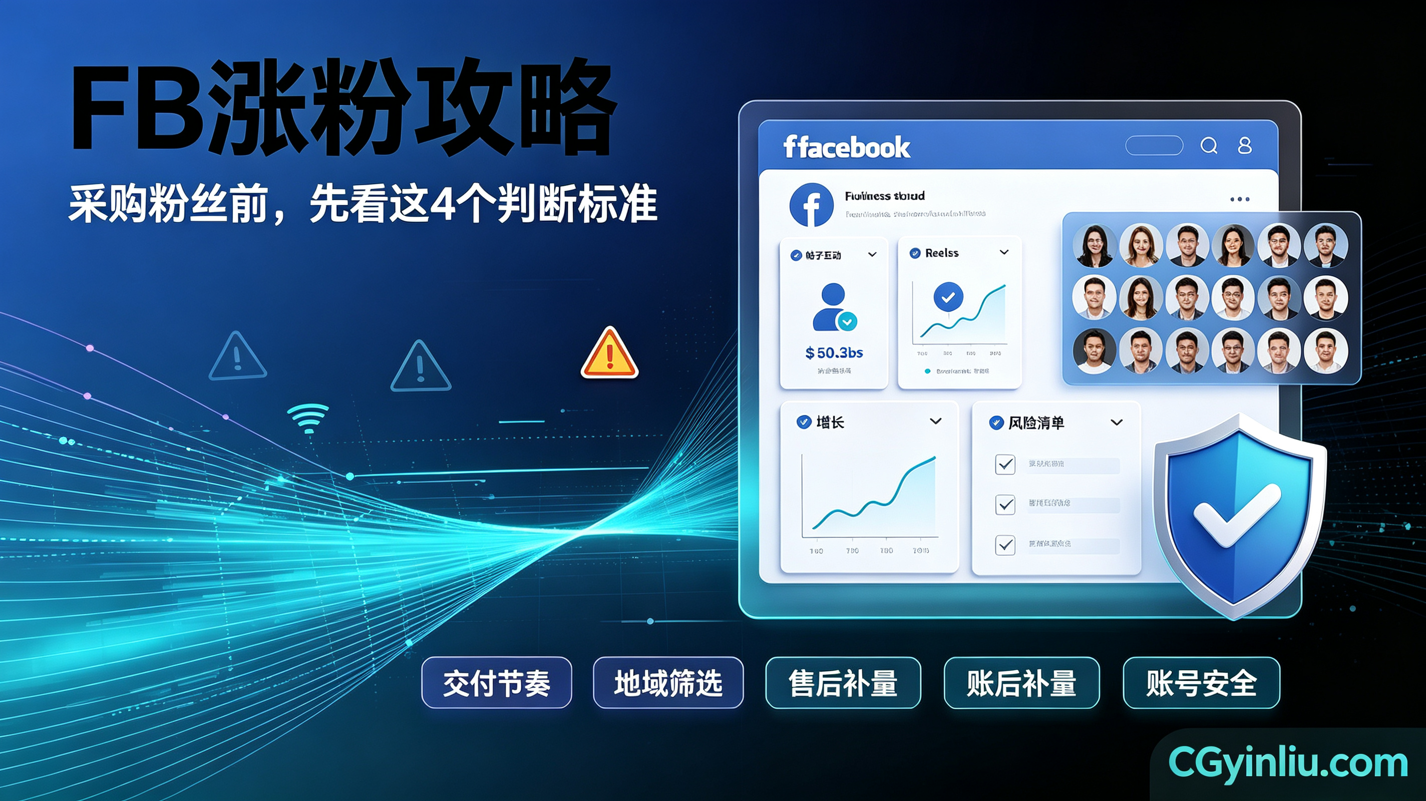 FB涨粉 Facebook主页涨粉攻略 跨境商家冷启动避坑 cgyinliu.com