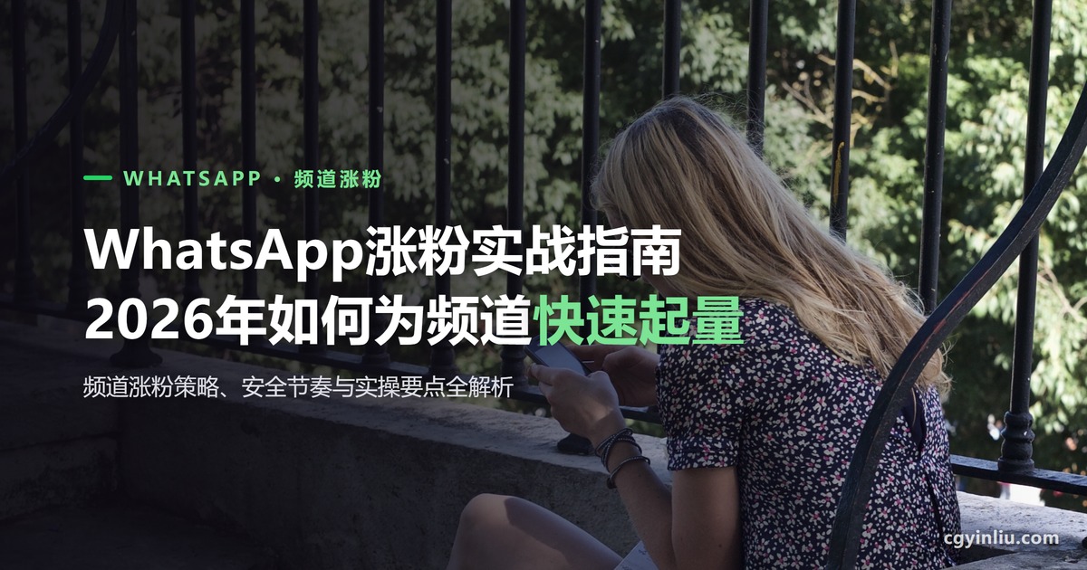 WhatsApp涨粉实战指南封面：2026年如何为频道快速起量