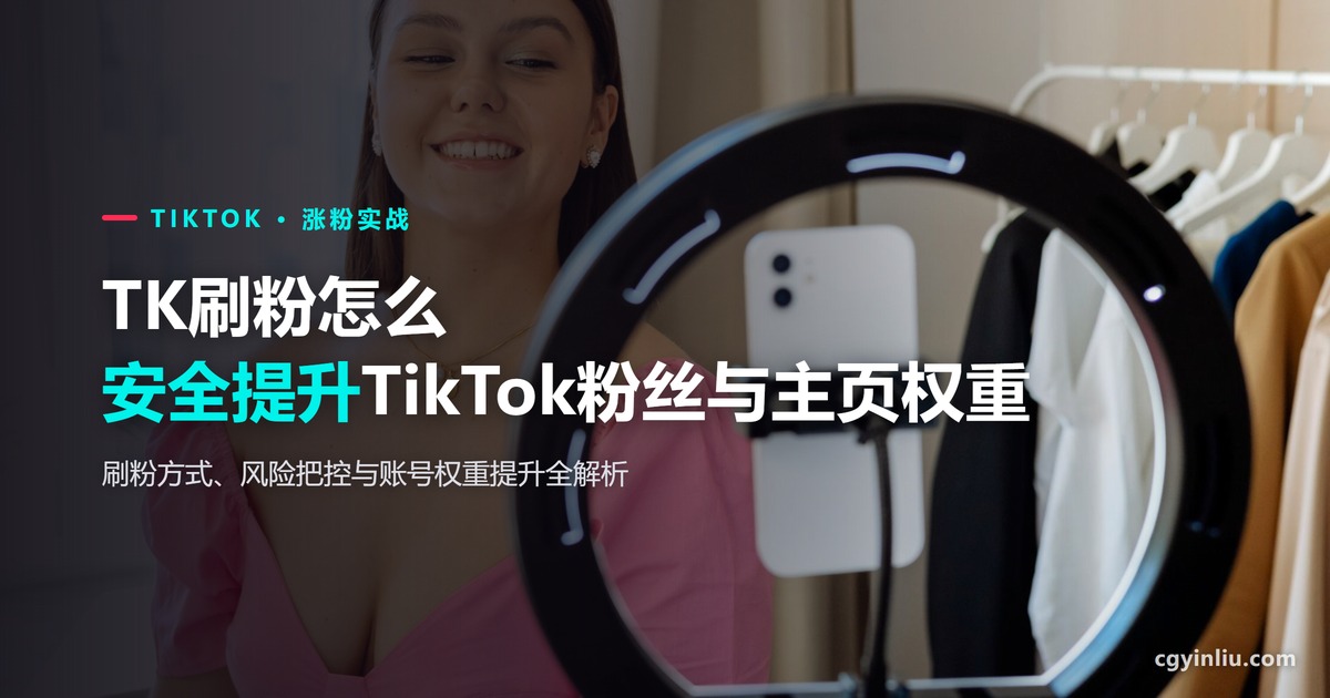 TK刷粉：如何安全提升TikTok粉丝与主页权重