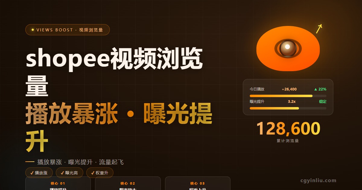 shopee视频浏览量