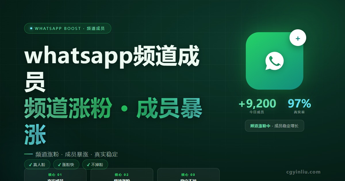 WhatsApp频道涨粉