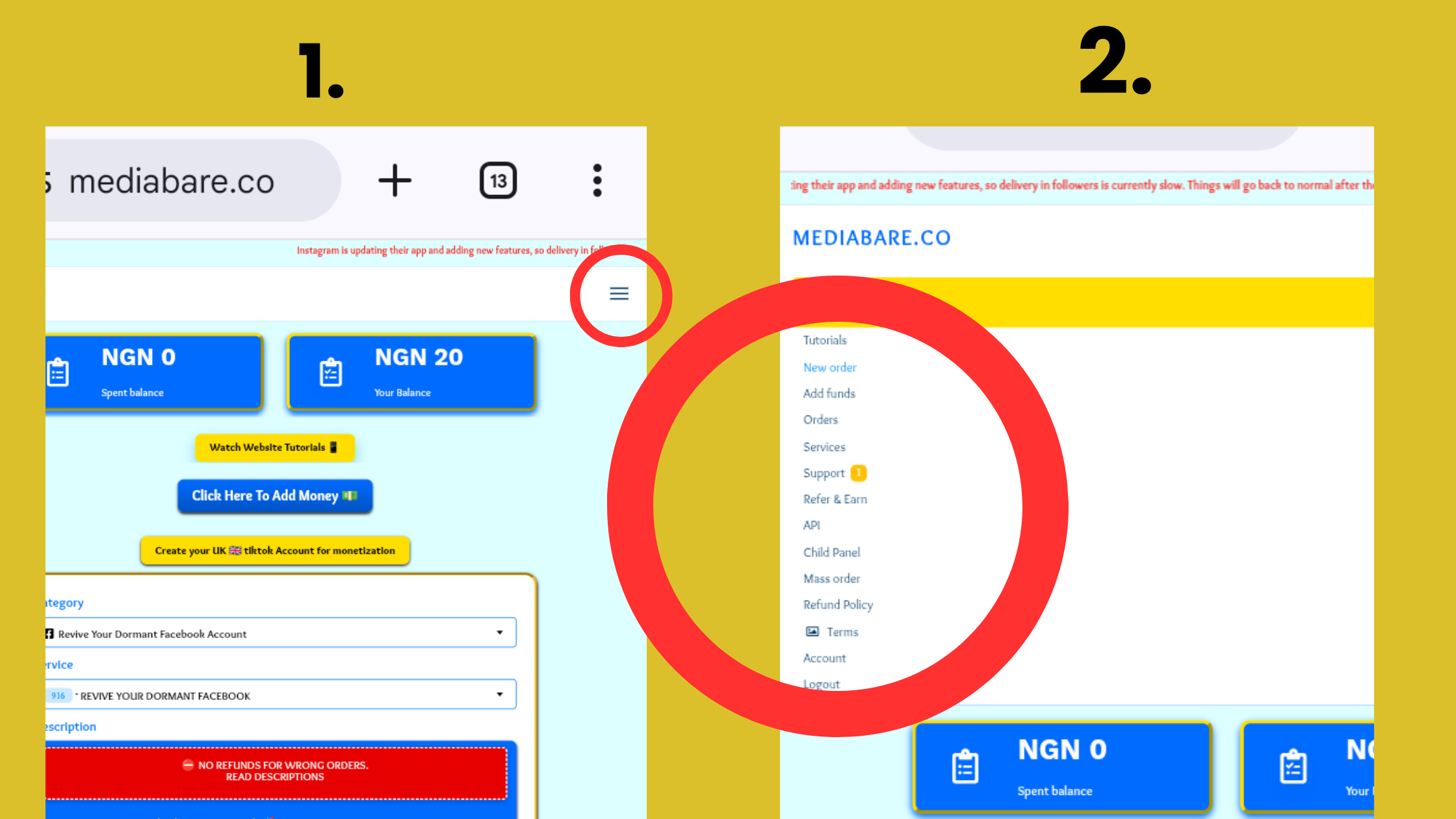 how to place your order on mediabare