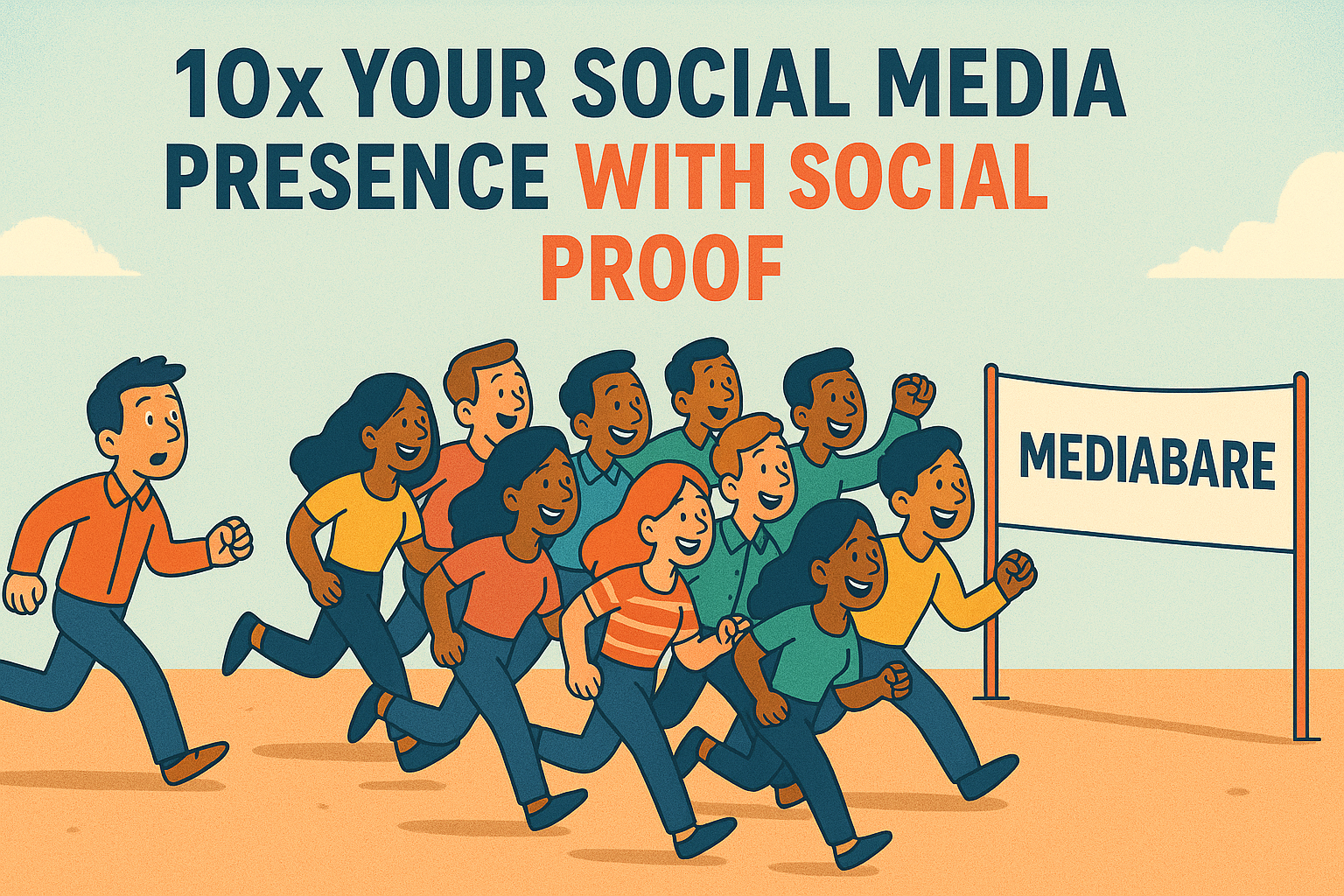 10X Your Social Media Presence With Social Proof Social Proof illustration