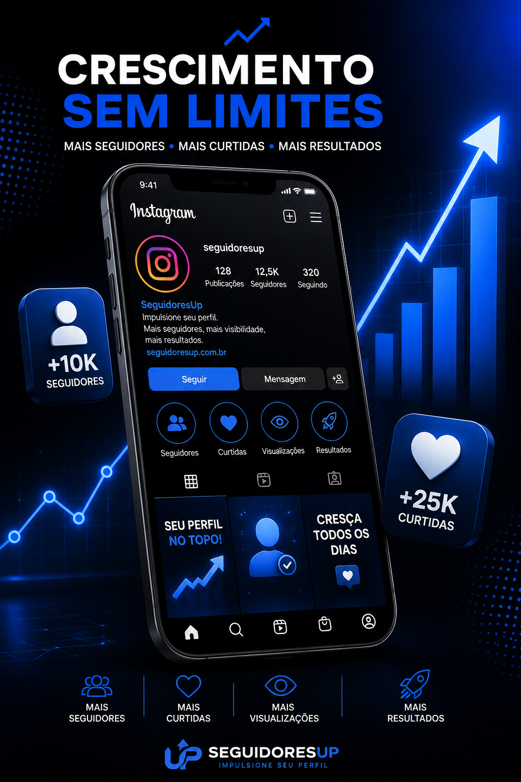 Como Ganhar Seguidores no Instagram em 2026 | SeguidoresUp