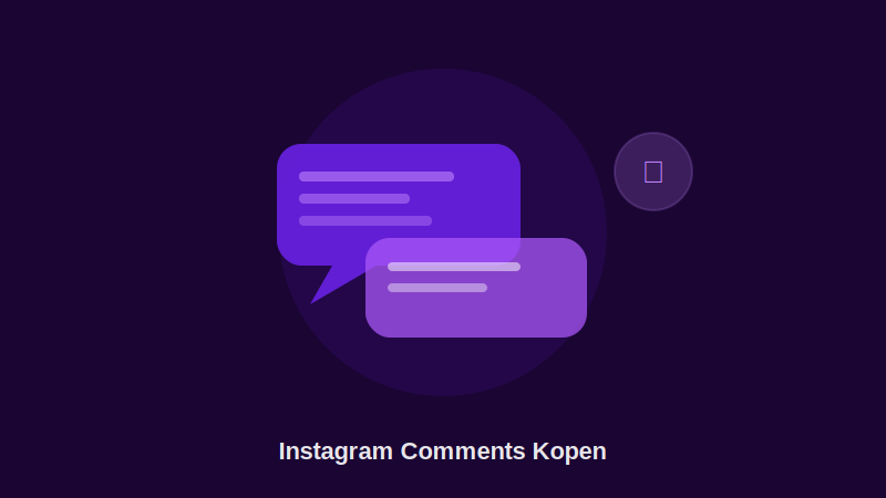 Instagram Comments Kopen