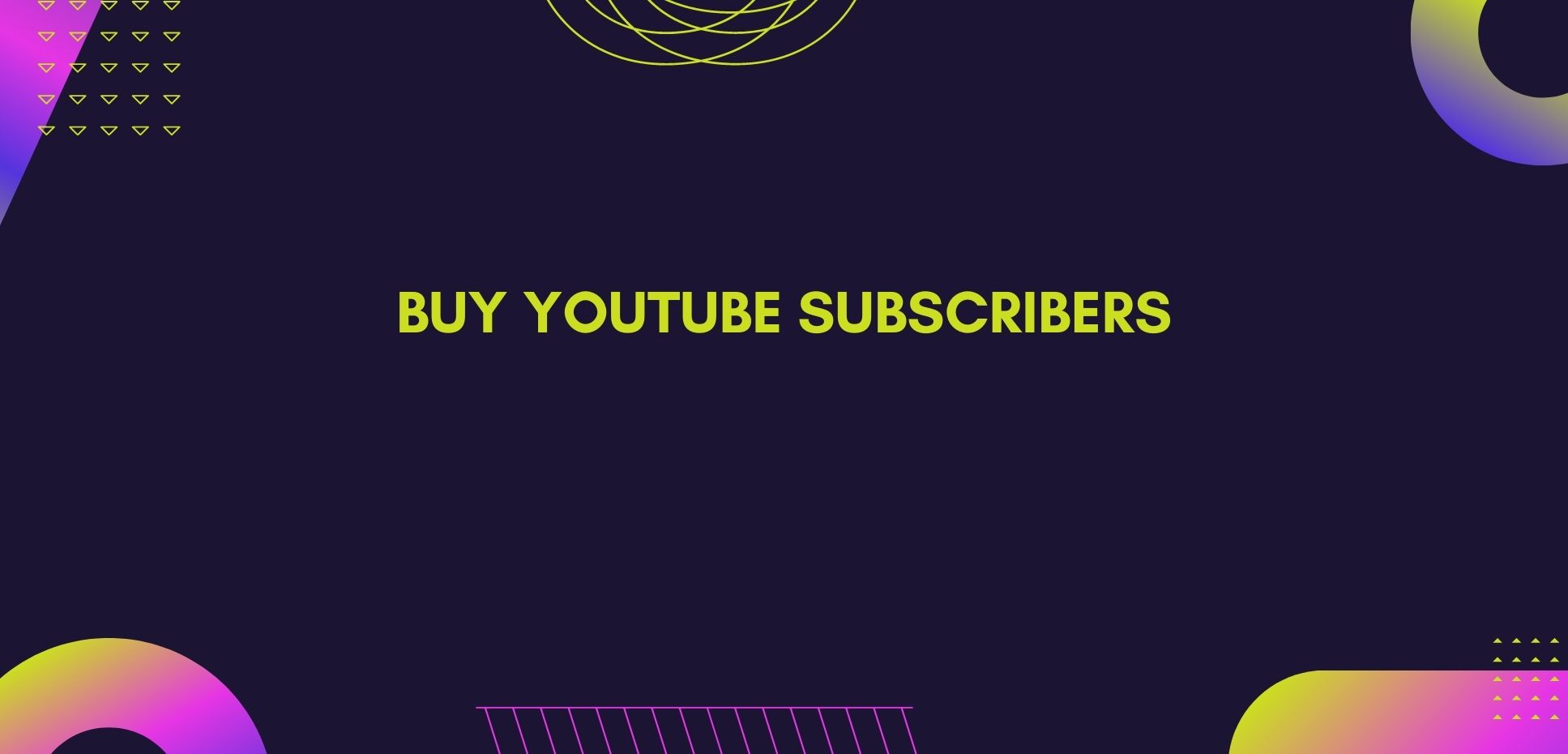 Buy YouTube subscribers