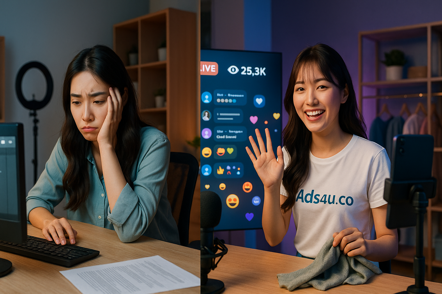 เพิ่มคนดู Facebook Live ด้วย Ads4u