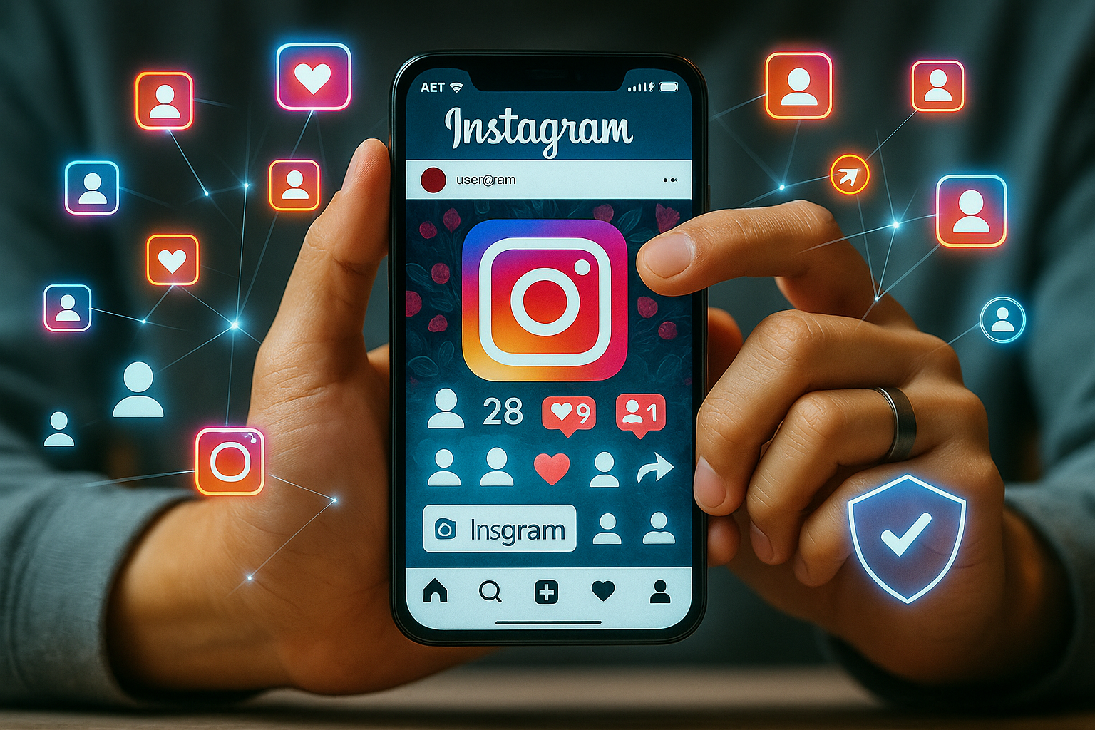 ปั้มฟอลโล่ TikTok เพิ่มผู้ติดตาม Instagram