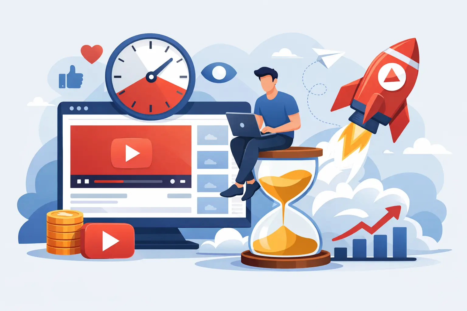 Buy YouTube Watch Hours With Faster Delivery