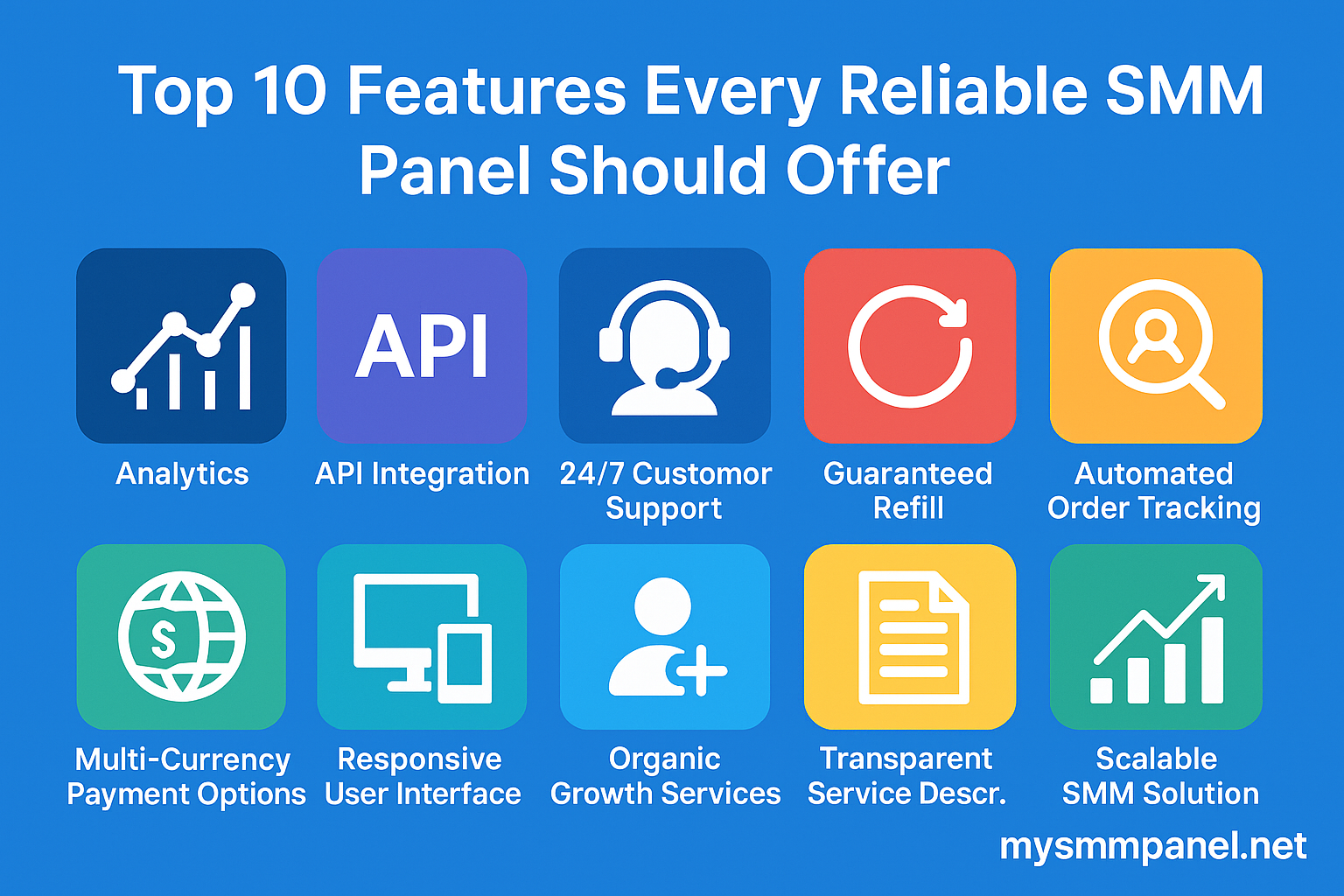 Top 10 Features Every Reliable SMM Panel Should Offer