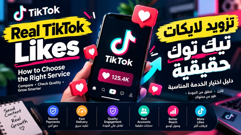 تزويد لايكات تيك توك حقيقية: دليل اختيار الخدمة المناسبة