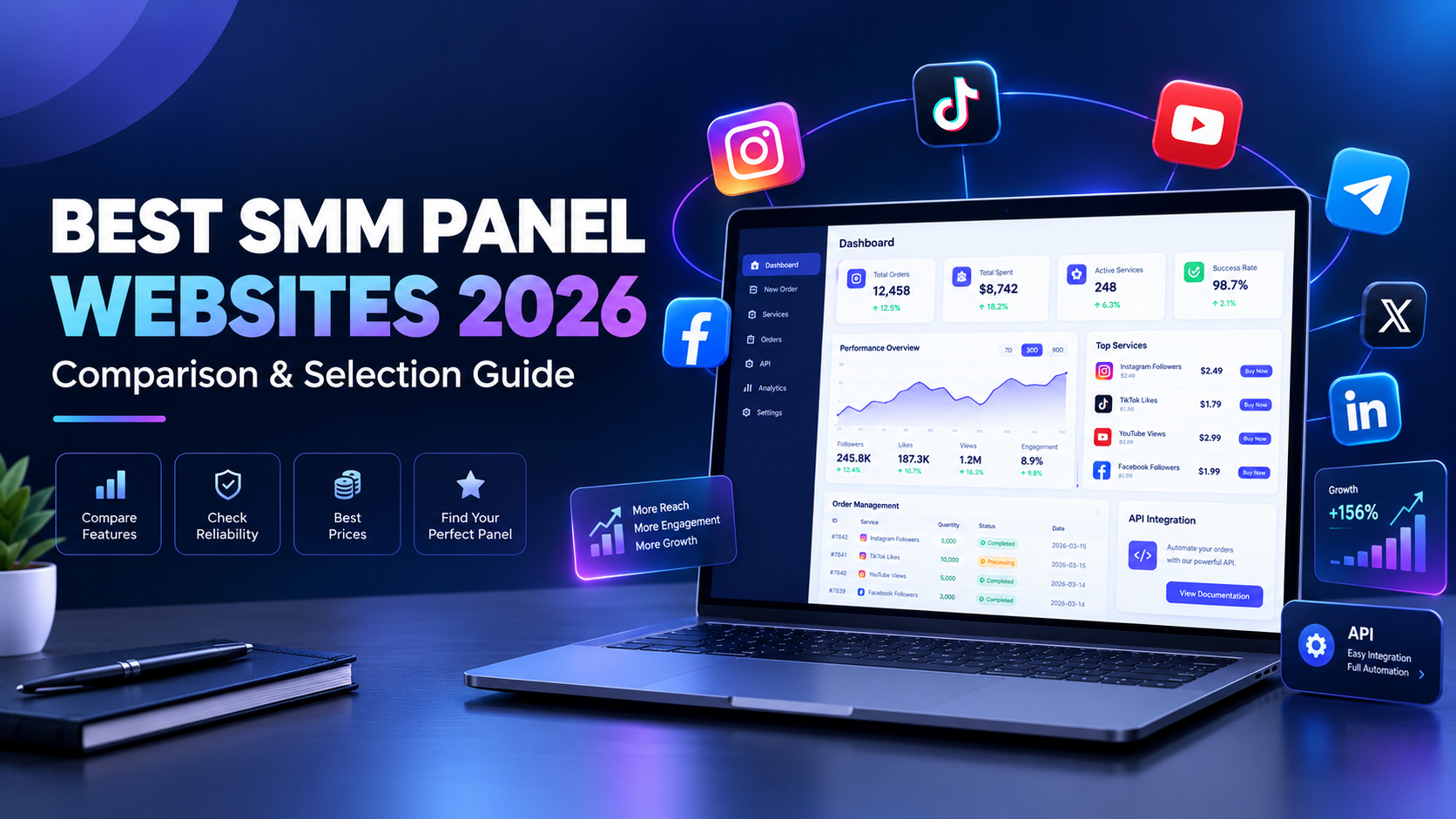 أفضل مواقع SMM Panel في 2026: مقارنة واختيار أفضل منصة