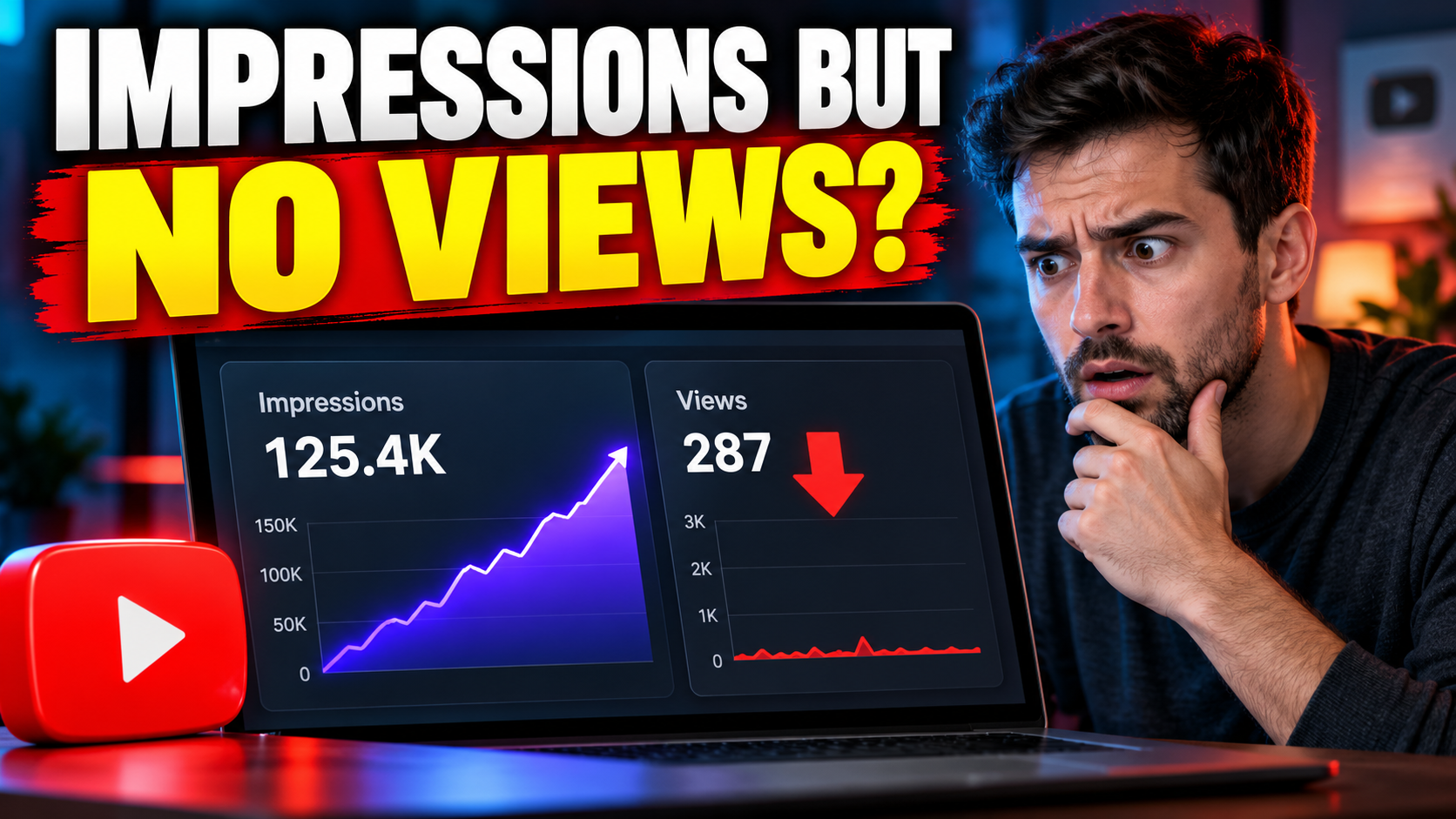 YouTube Impressions but No Views
