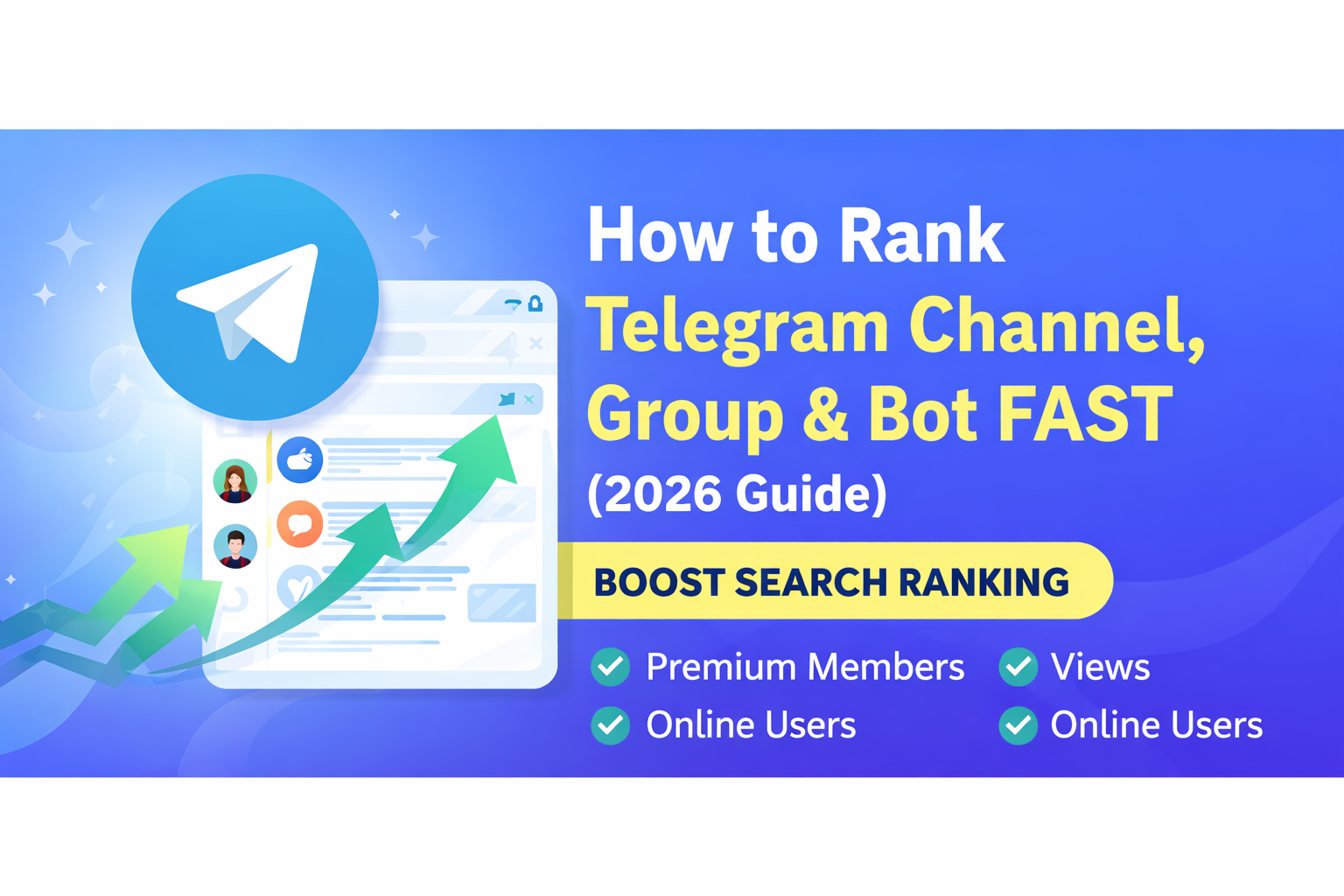 how to rank telegram channel group bot fast 2026 guide