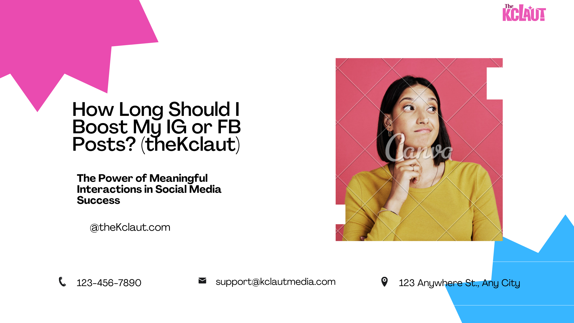How Long Should I Boost My IG or FB Posts? (theKclaut)