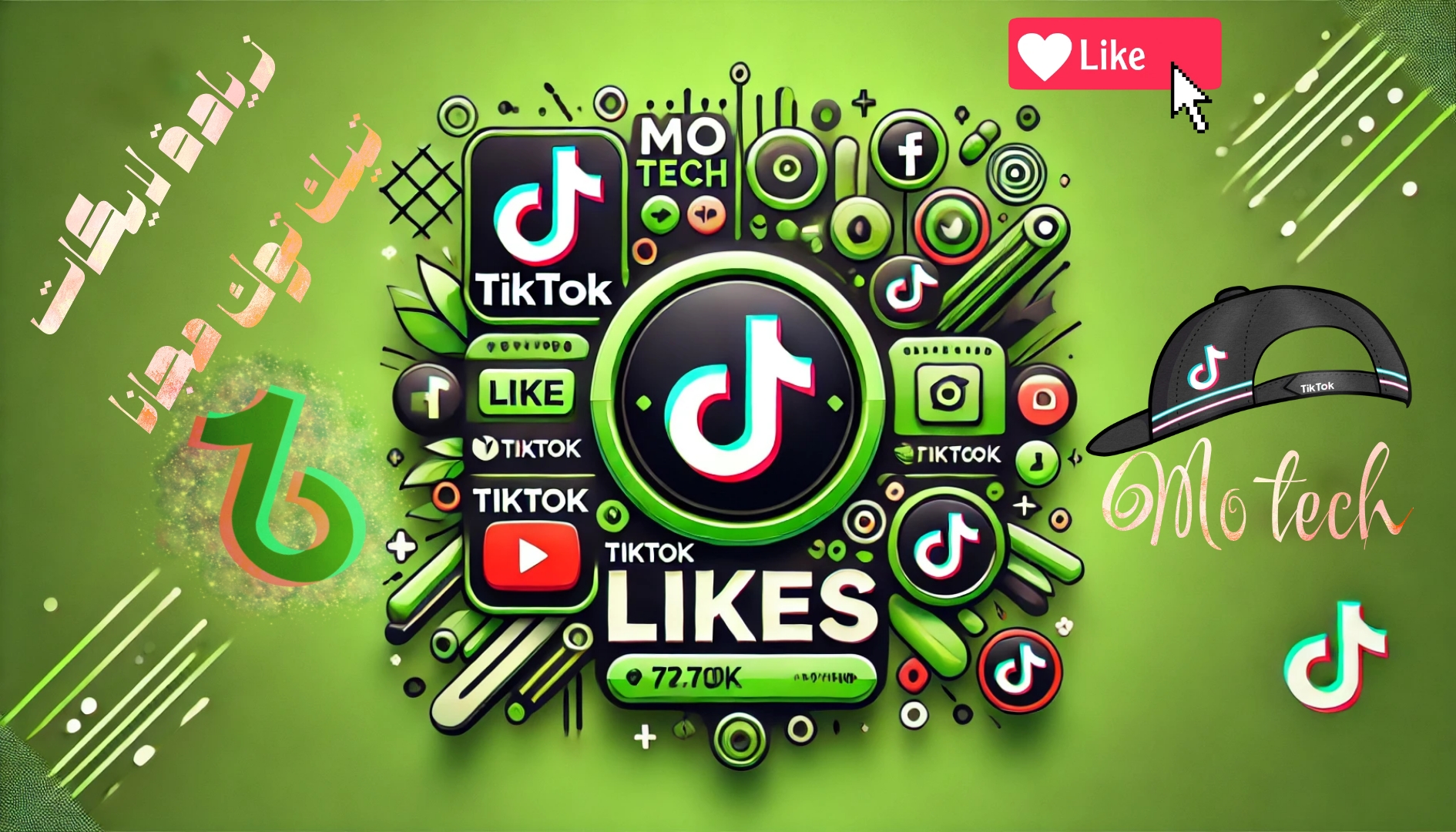 كيفية زيادة لايكات تيك توك باستخدام 20follow