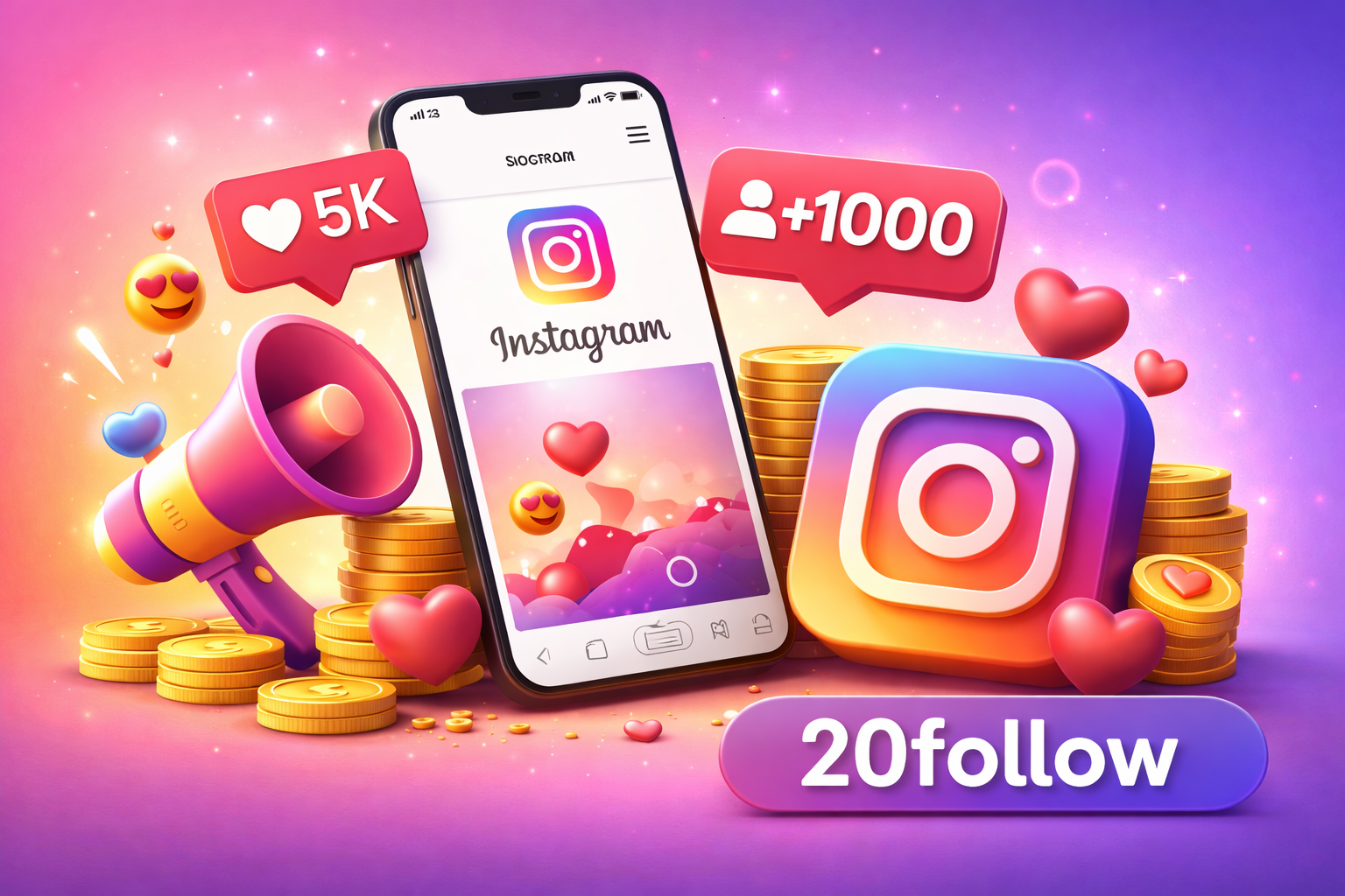 زيادة متابعين انستقرام – 20follow