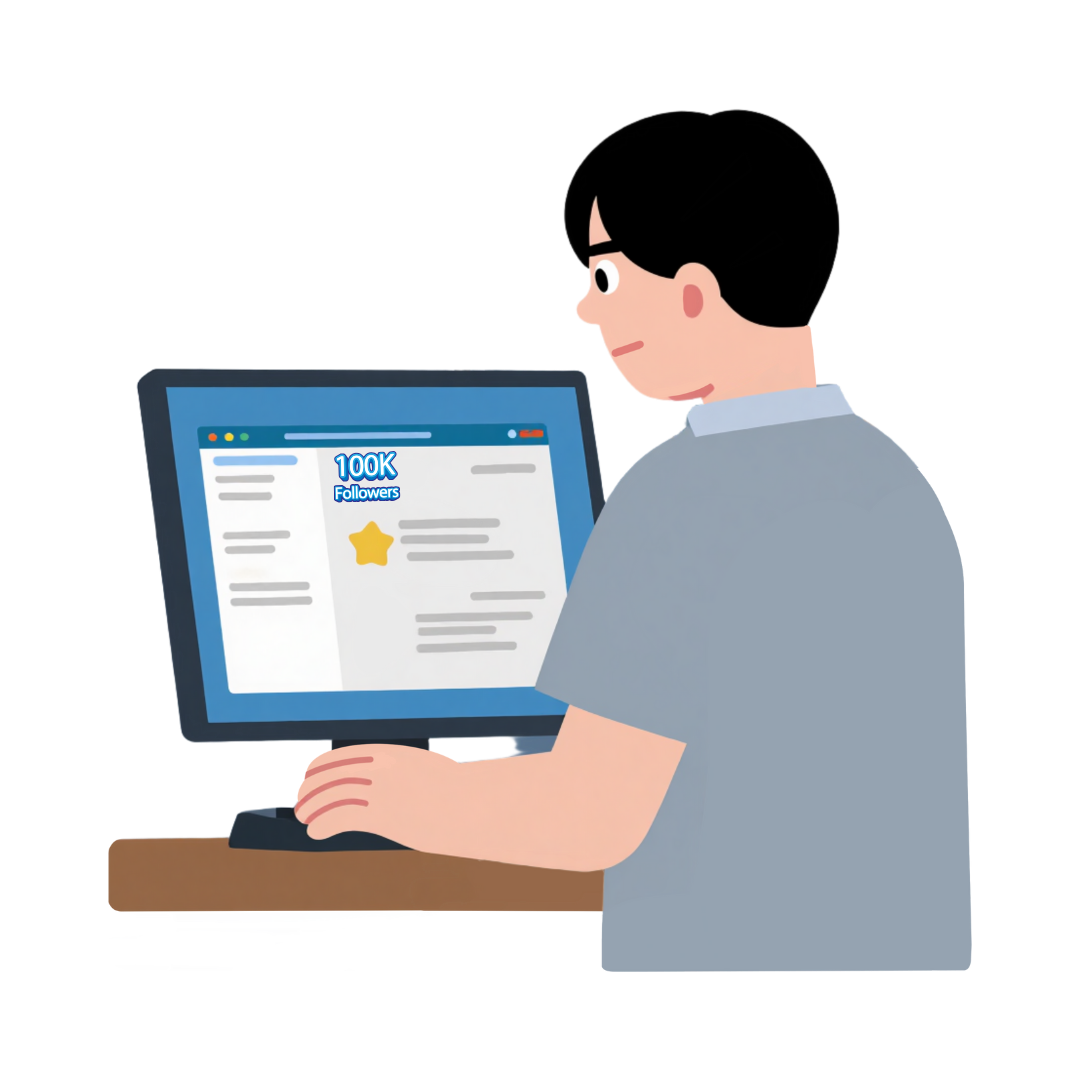 3D illustration showing 24/7 customer support for an SMM panel