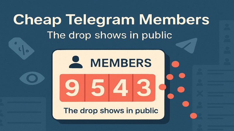 Cheap Telegram Members in India: Why the Low Price Shows in Public