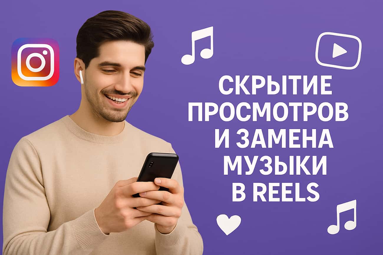 Новые функции в Инстаграм: отключение просмотров и замена музыки в Reels