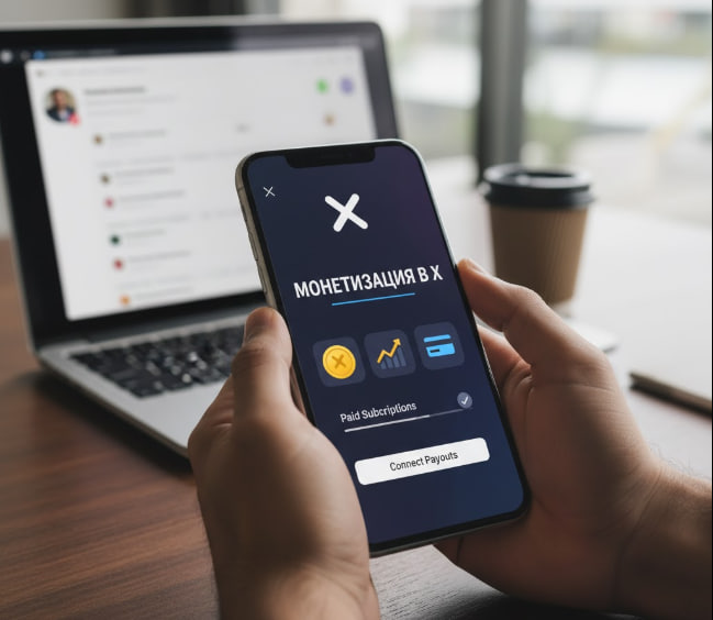 Подключение монетизации в Твиттере Монетизация Х