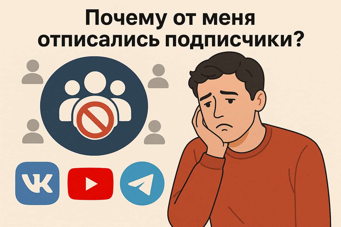 Почему отписались подписчики: причины отписок и способы удержания людей в соцсетях