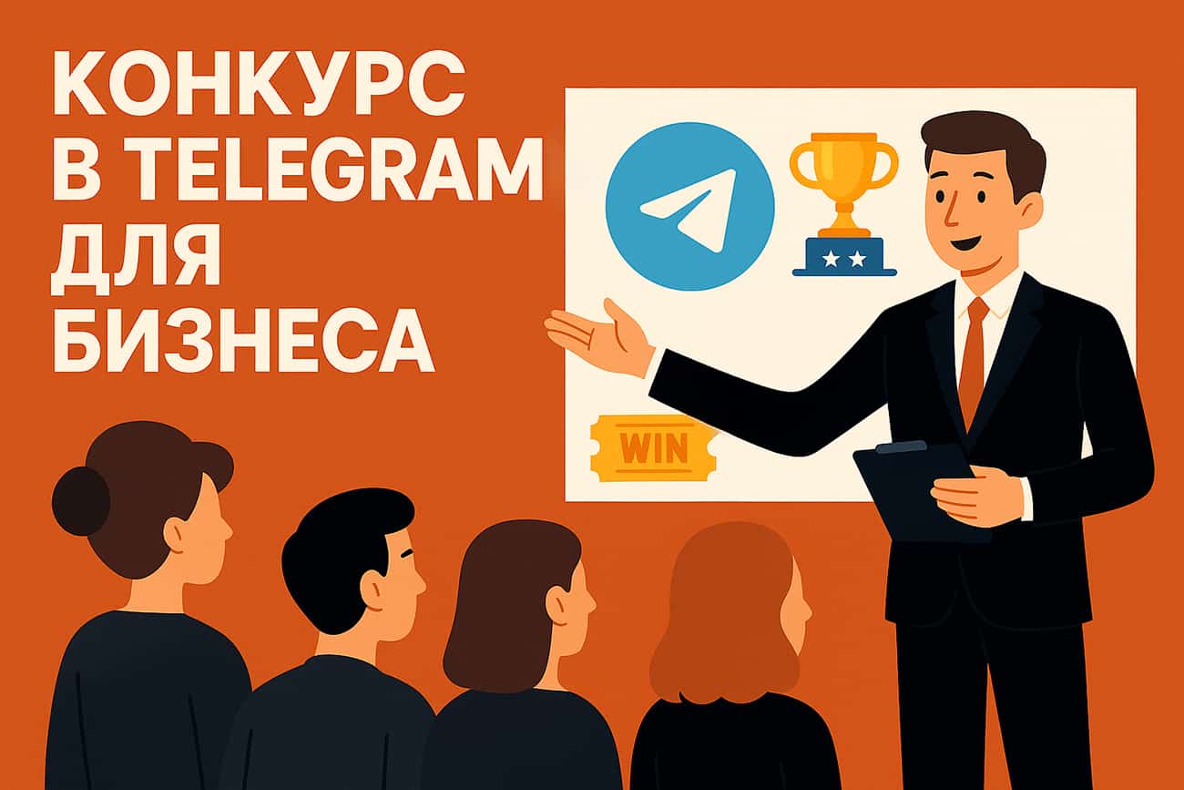 Как бизнесу запустить Telegram-конкурс на канале или в группе