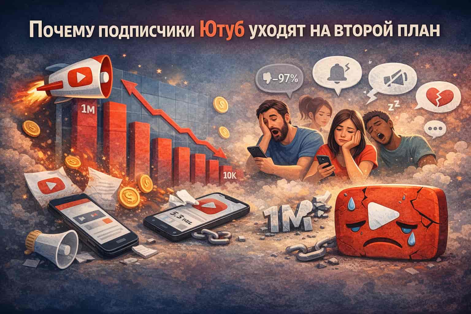 Подписчики Ютуб