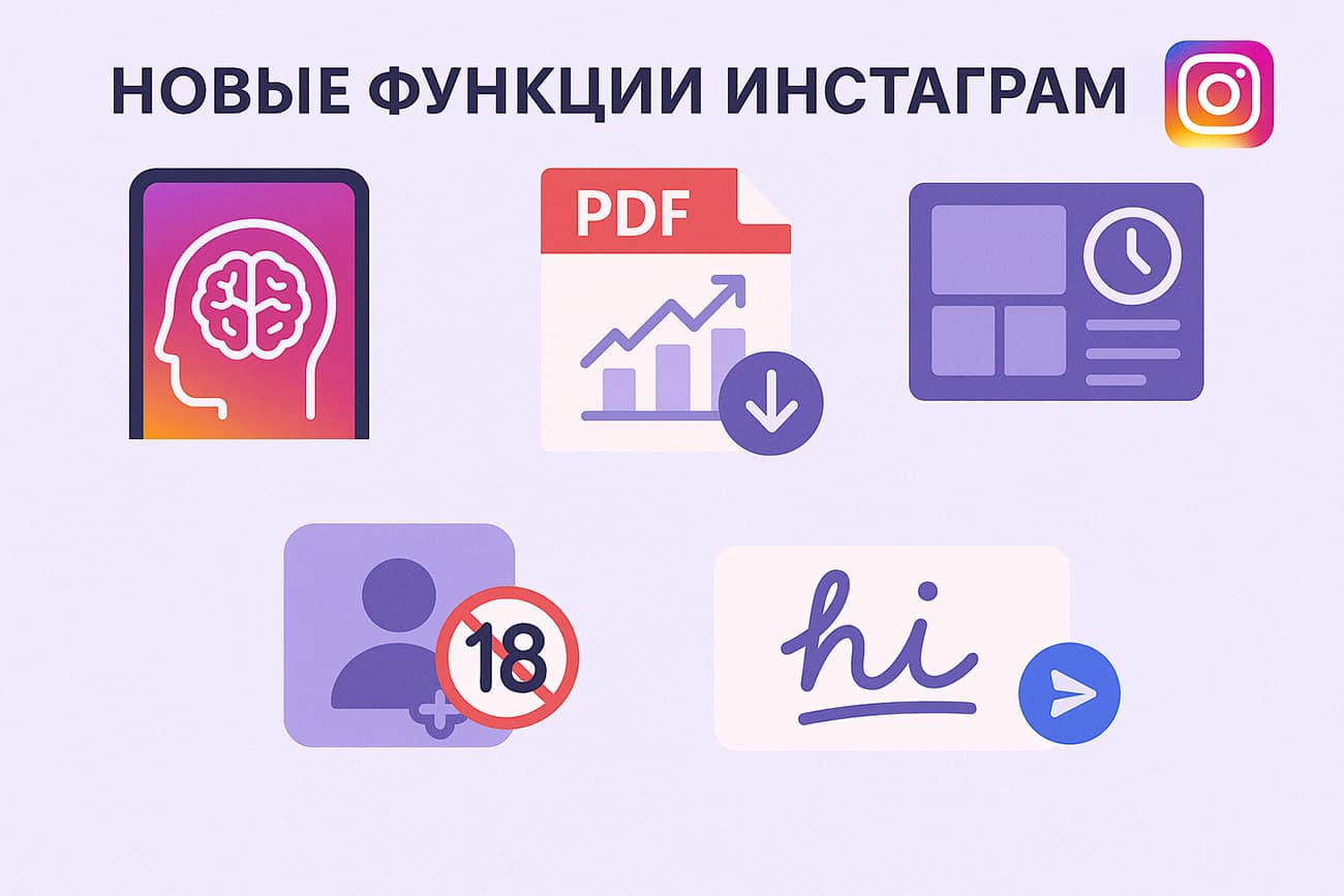 Новые функции Instagram: от ИИ-редактора сторис до рисованных сообщений в Директе
