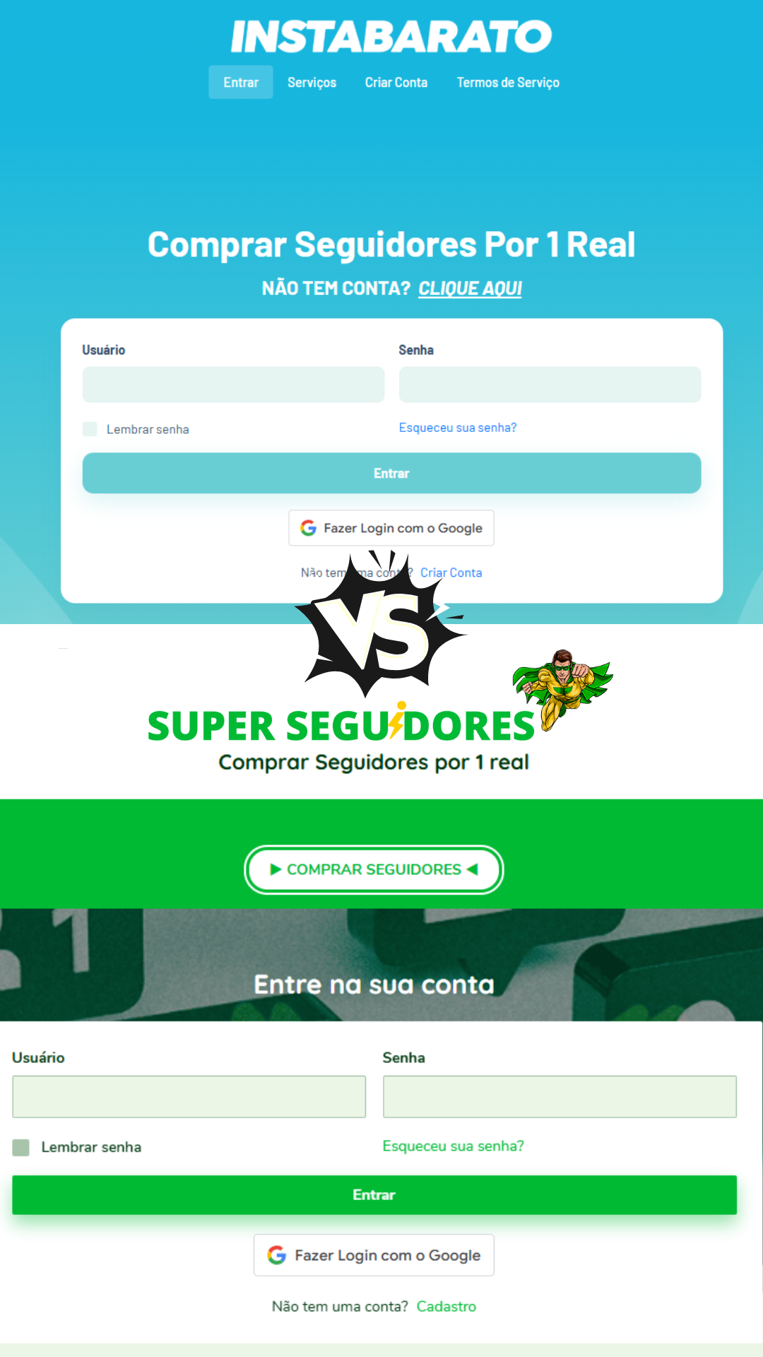 Insta Barato vs Super Seguidores: Qual é o Melhor em 2025? Insta Barato vs Super Seguidores: Qual é o Melhor em 2025?