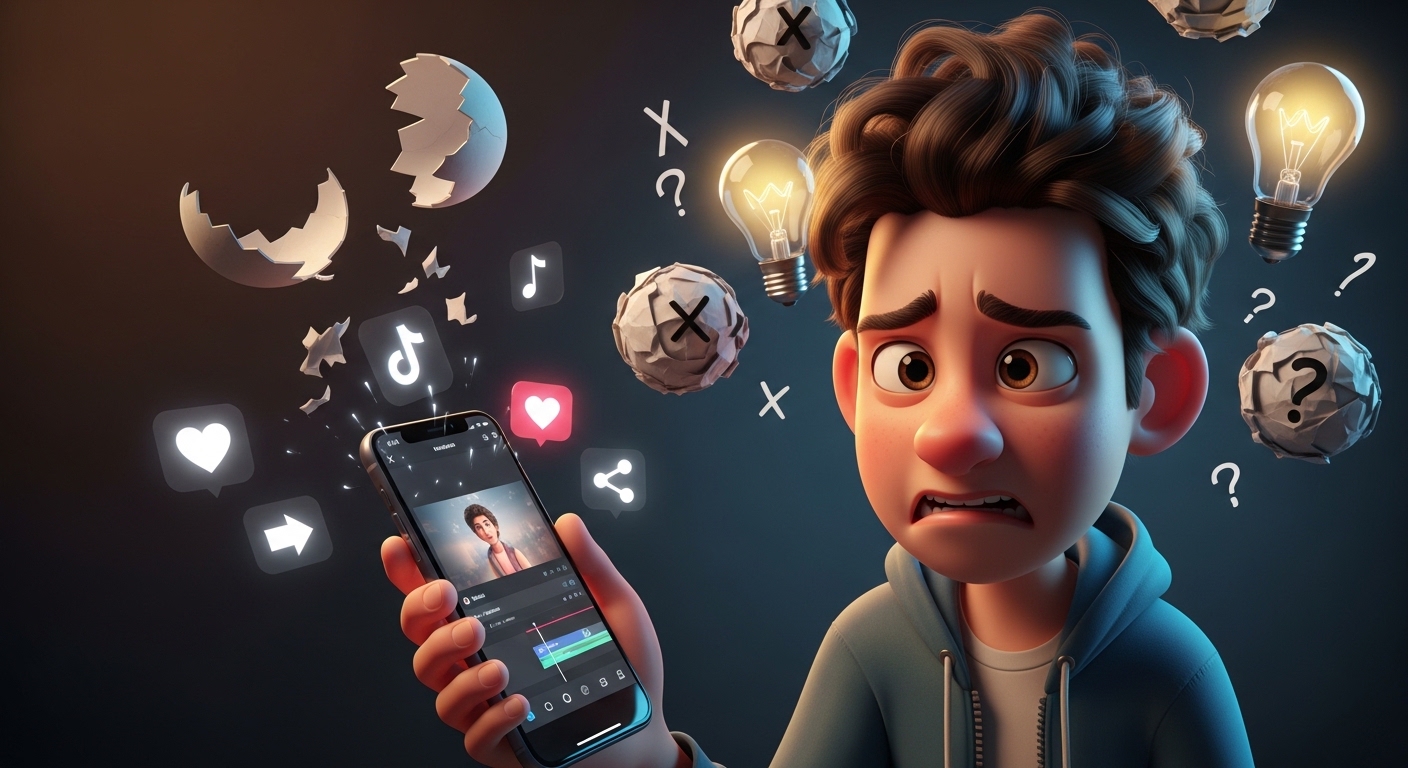 O Erro Criativo Que Impede Seus Vídeos de Viralizar