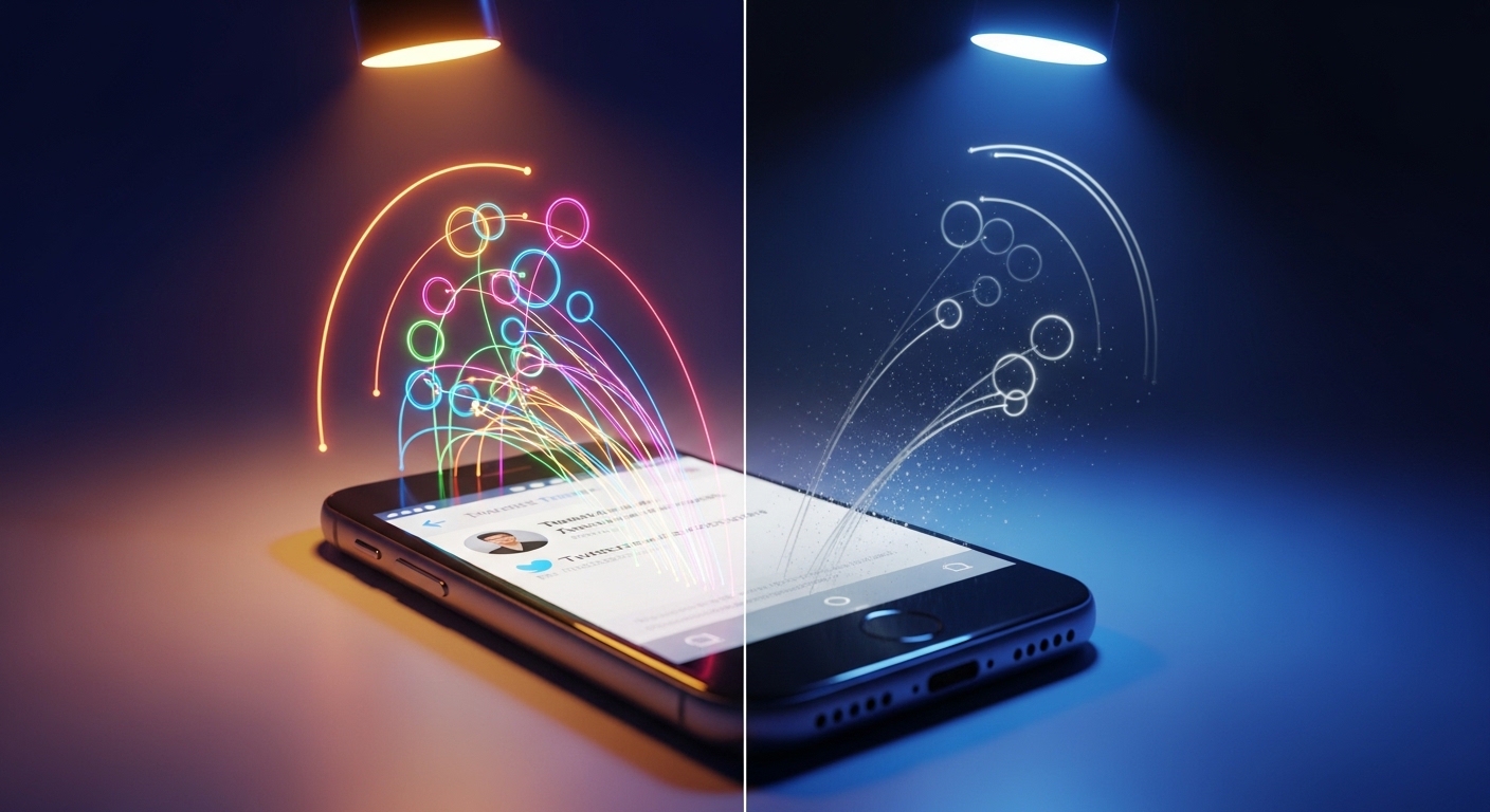 Como o Twitter Decide Expandir ou Cortar Alcance