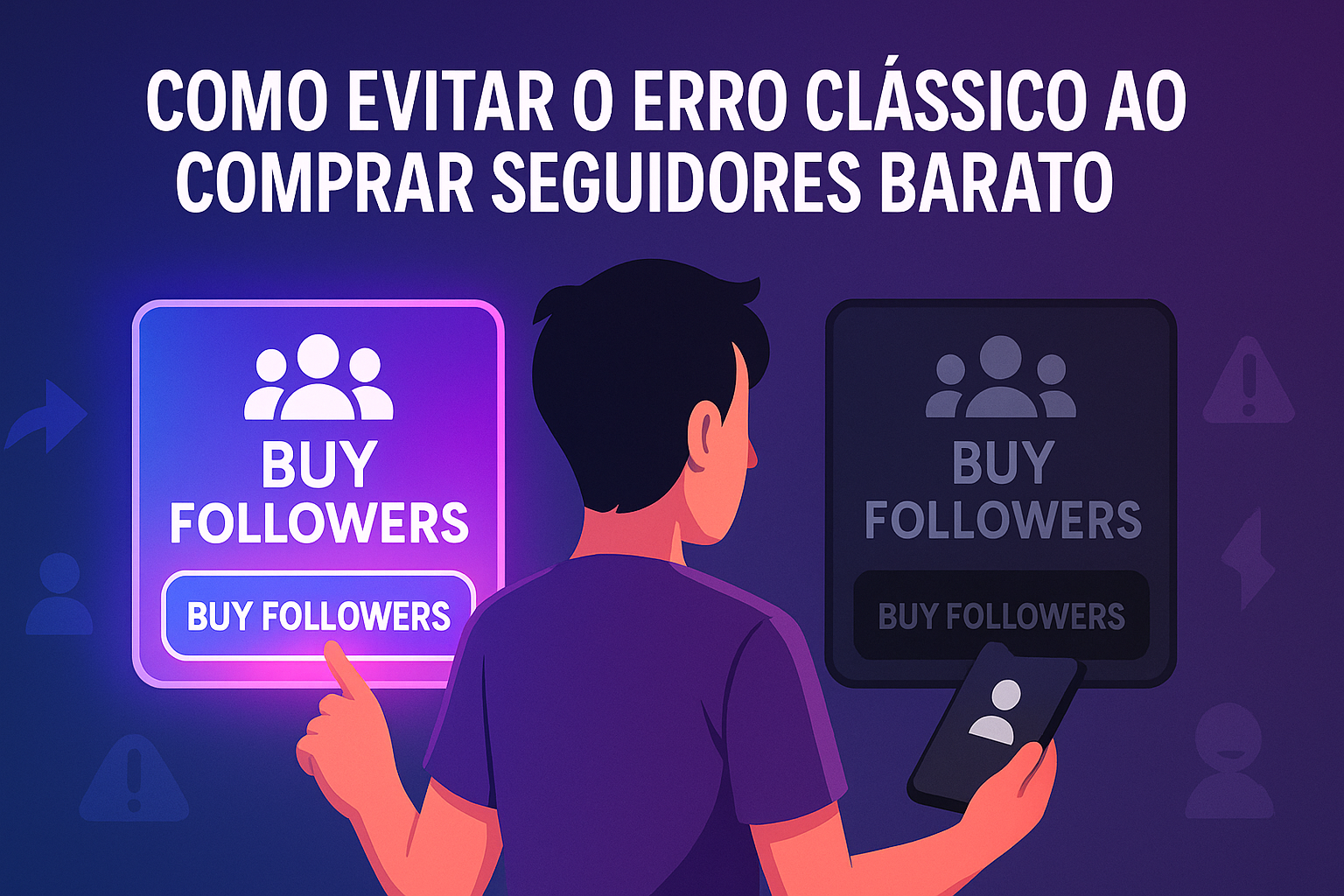 Como evitar oComo evitar o erro clássico ao comprar seguidores barato erro clássico ao comprar seguidores barato