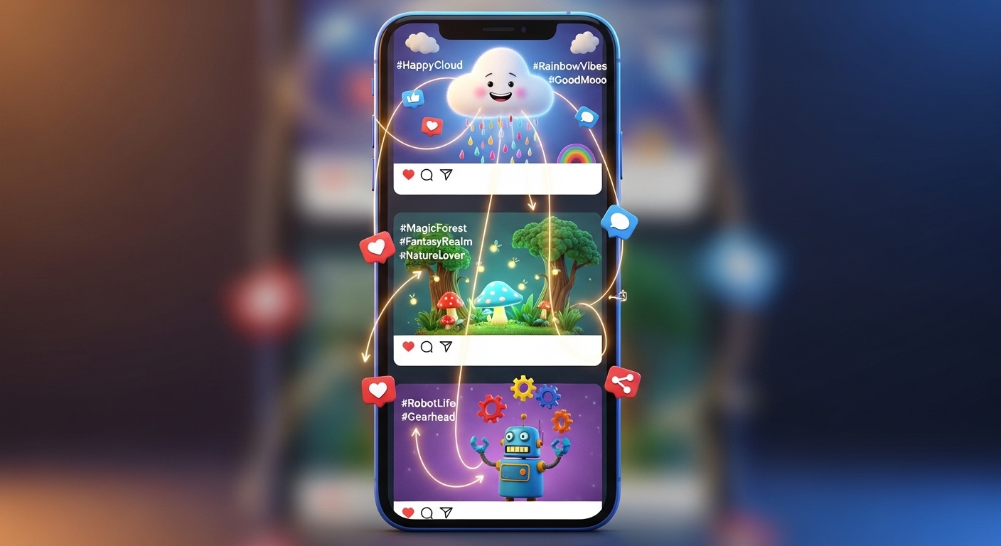 Como combinar hashtags e conteúdo corretamente