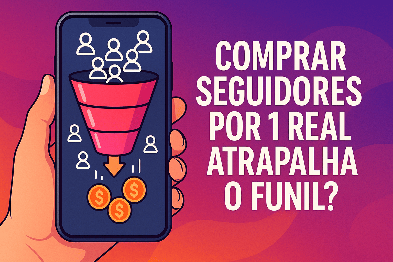 Comprar seguidores por 1 real atrapalha o funil? Comprar seguidores por 1 real atrapalha o funil?