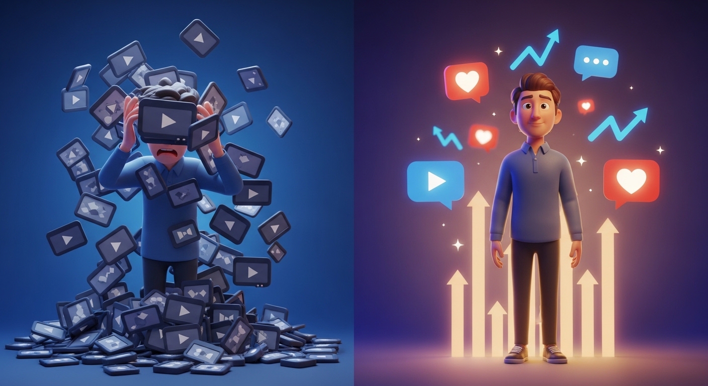 Por Que Postar Mais Não Faz Você Crescer no Kwai