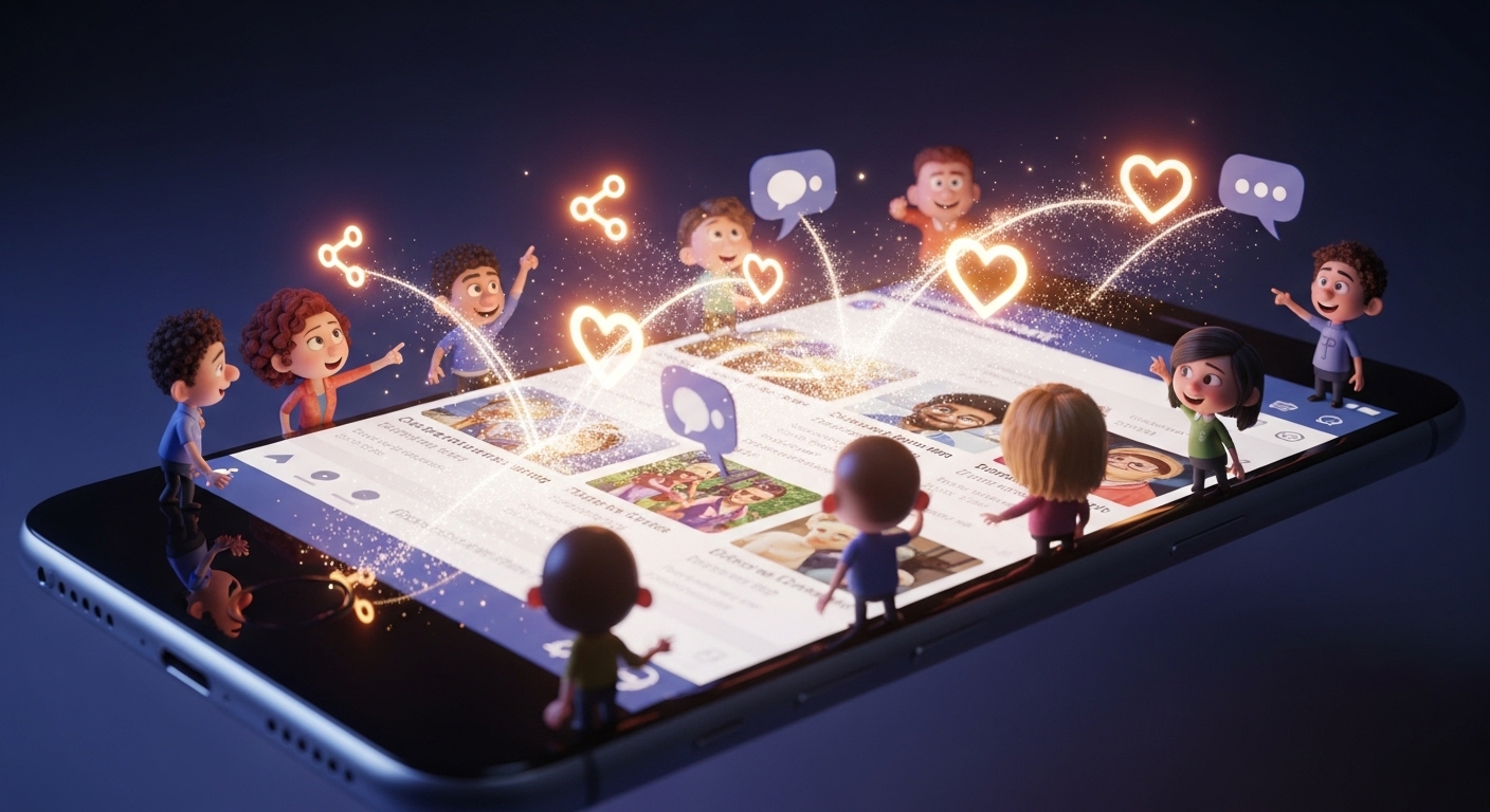 Por que compartilhar posts aumenta a entrega